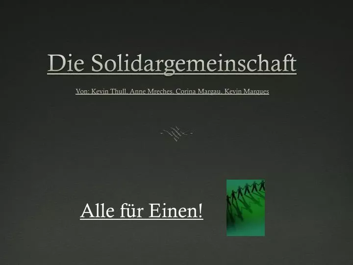 die solidargemeinschaft