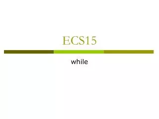 ECS15