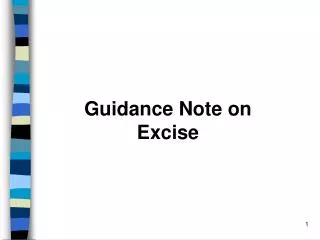 Guidance Note on Excise