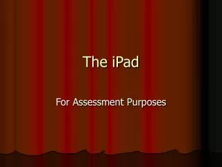 The iPad