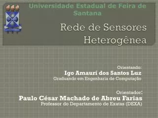 rede de sensores heterog nea