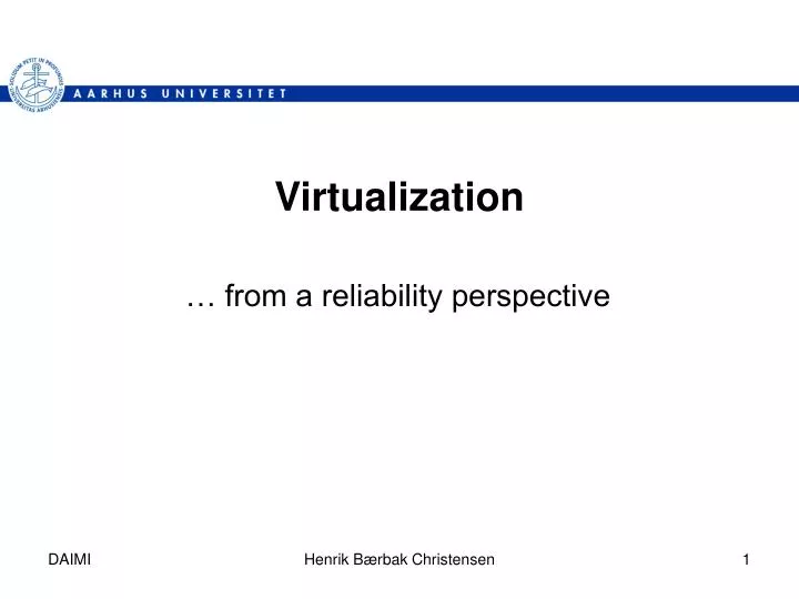 virtualization