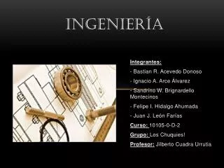 ingenier a