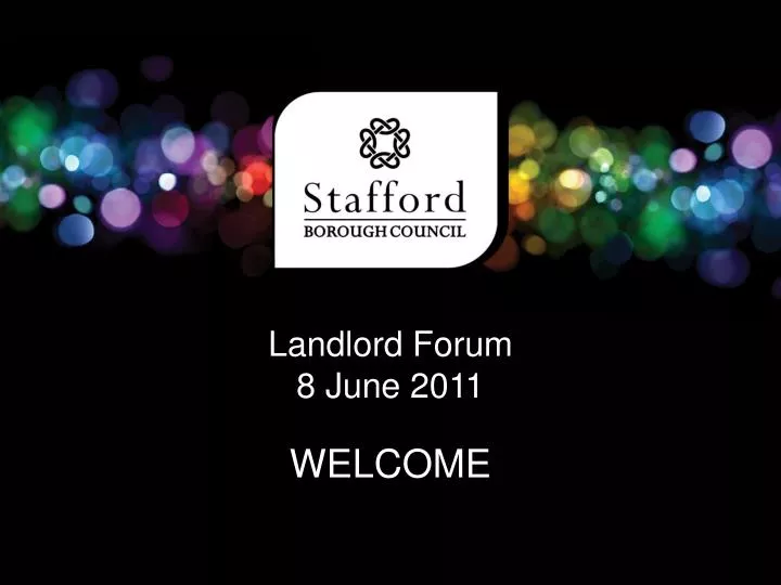 landlord forum 8 june 2011