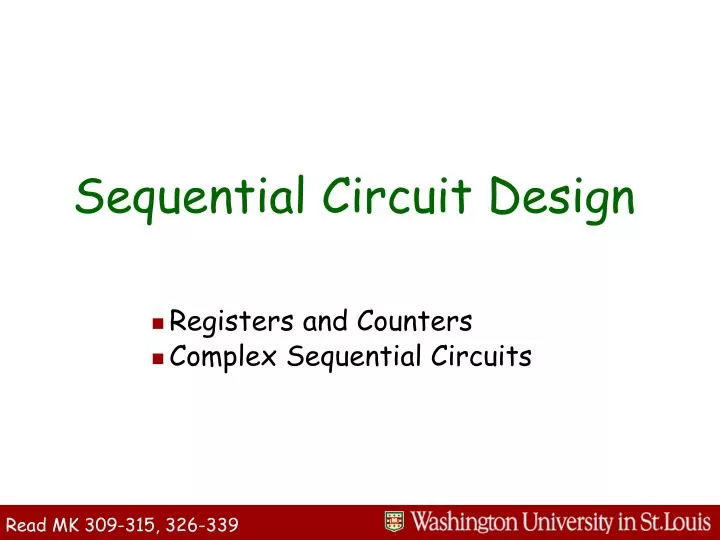 sequential circuit design
