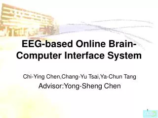 EEG-based Online Brain-Computer Interface System