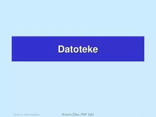 datoteke