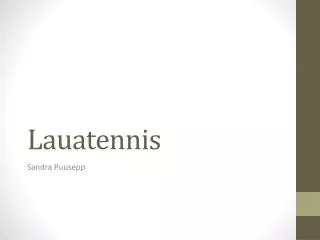lauatennis