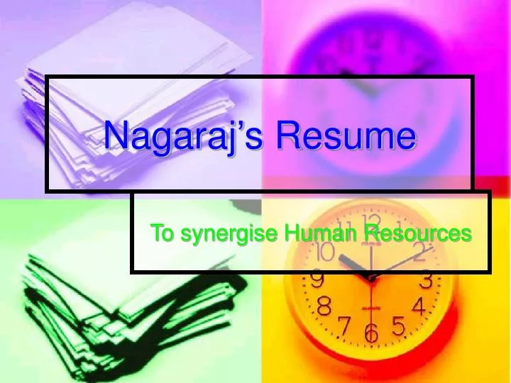 nagaraj s resume