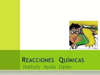 reacciones qu micas