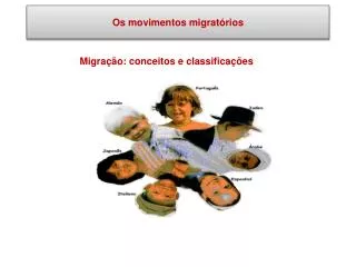os movimentos migrat rios