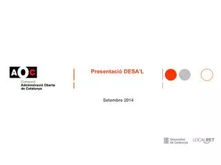 presentaci desa l