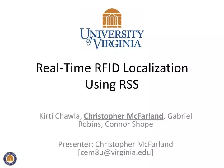 real time rfid localization using rss