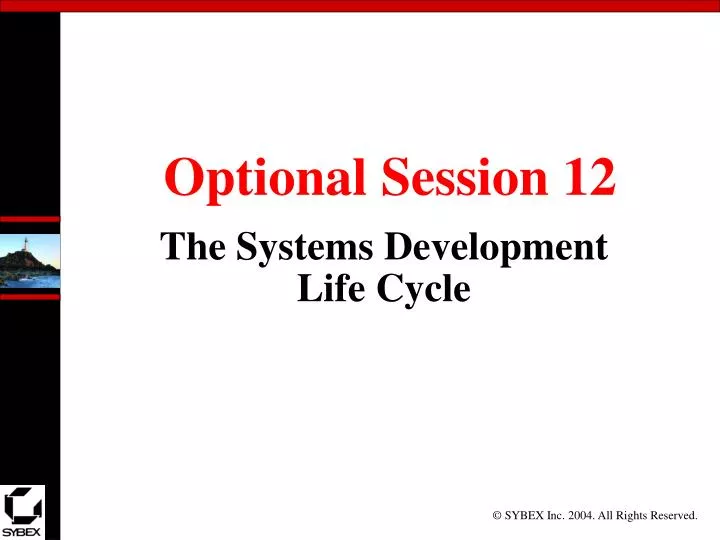 the systems development life cycle