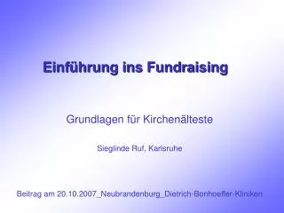 einf hrung ins fundraising
