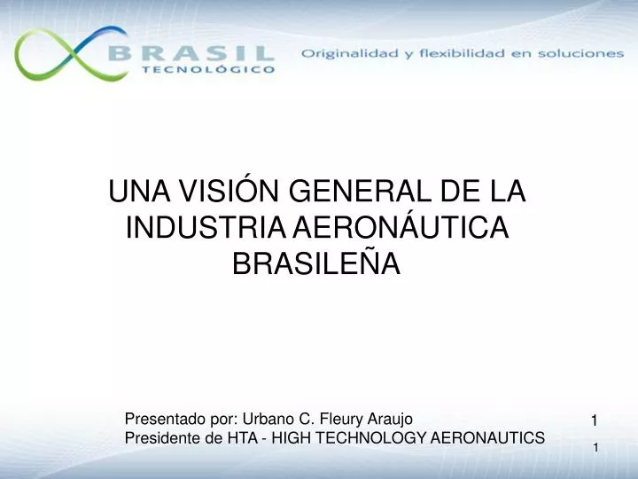 una visi n general de la industria aeron utica brasile a