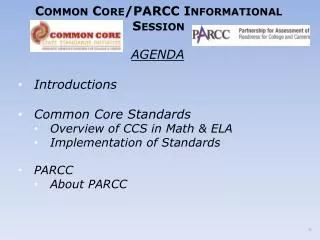 Common Core/PARCC Informational Session