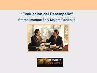 evaluaci n del desempe o retroalimentaci n y mejora continua