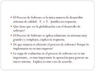 Procesos de Software