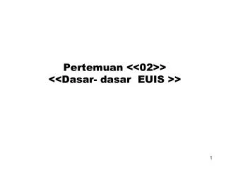 pertemuan 02 dasar dasar euis