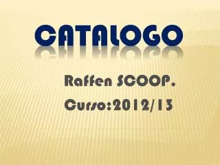 raffen scoop curso 2012 13