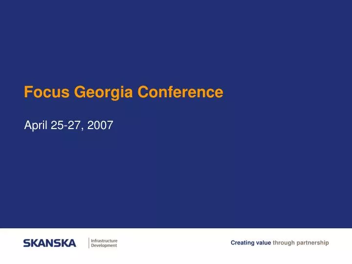 focus georgia conference