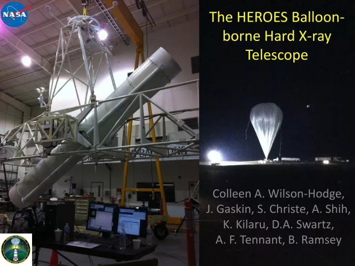 t he heroes balloon borne hard x ray telescope