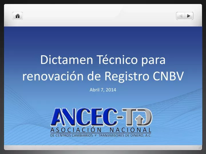 dictamen t cnico para renovaci n de registro cnbv