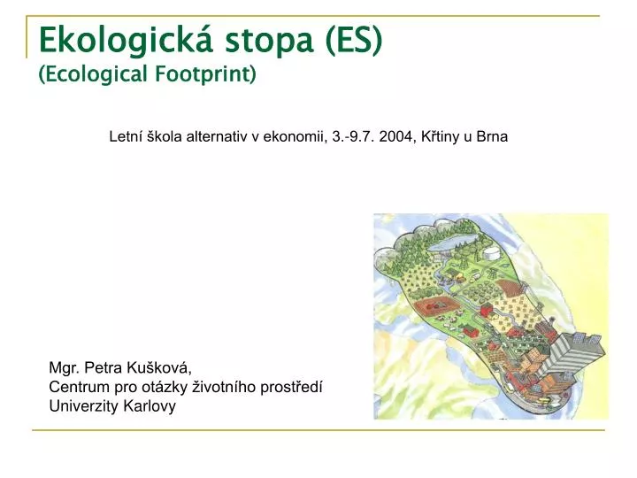 ekologick stopa es ecological footprint