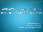 Empowering Student Inquiry: Exploring AskAway at the WEMTA 2010 Conference - slide 1