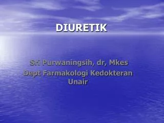 diuretik