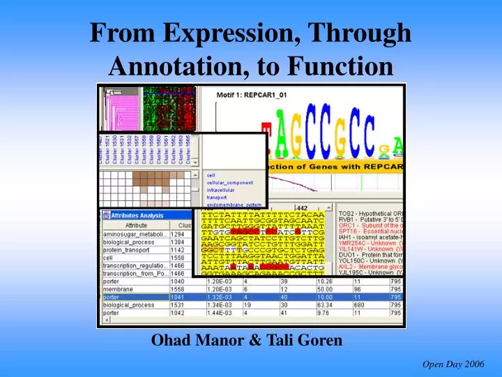 from expression through annotation to function