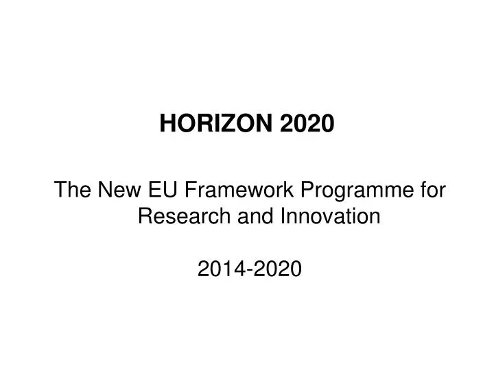 horizon 2020