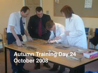 Autumn Training Day 24 October 2008