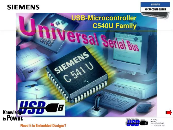 usb microcontroller c540u family