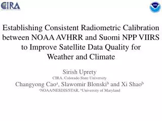 Sirish Uprety CIRA, Colorado State University