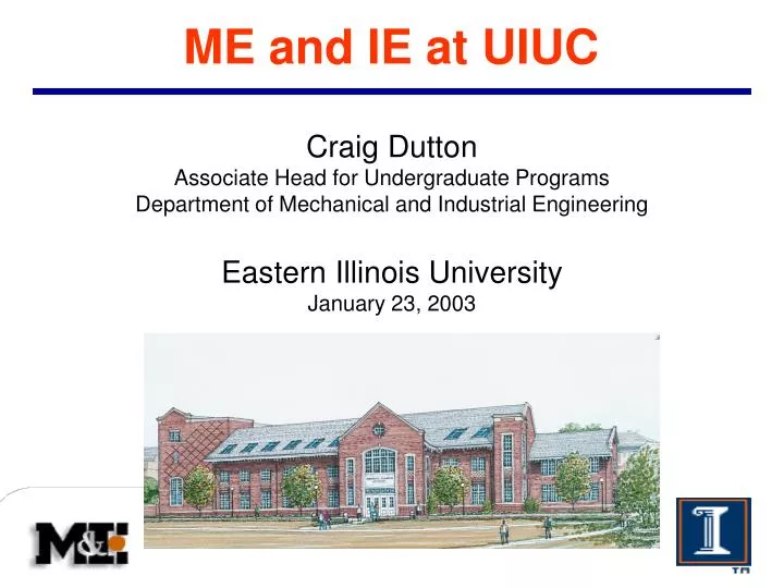 me and ie at uiuc