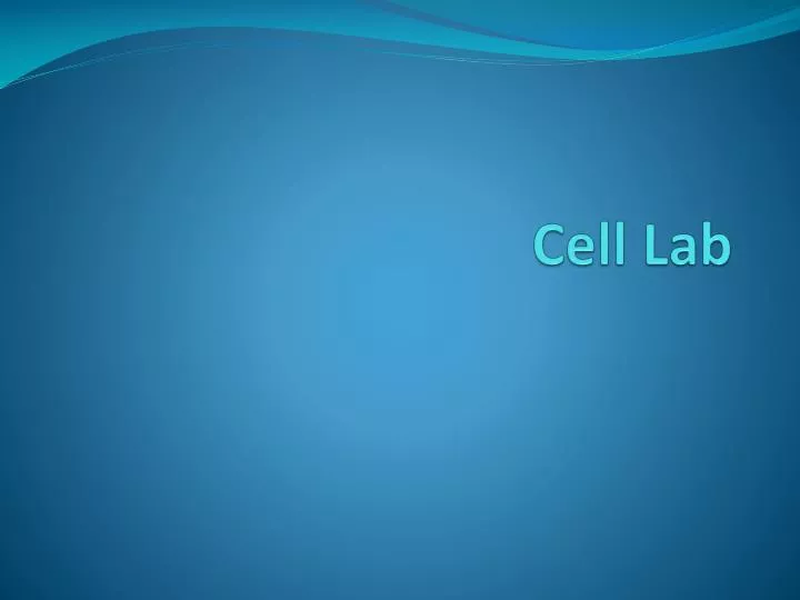 cell lab