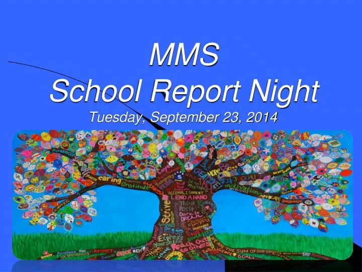 mms school report night tuesday september 23 2014