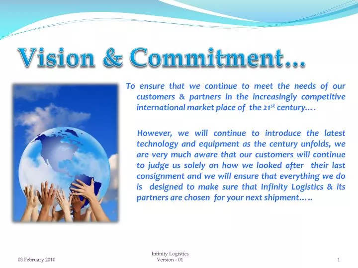 vision commitment