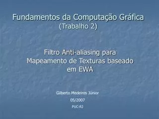 fundamentos da computa o gr fica trabalho 2