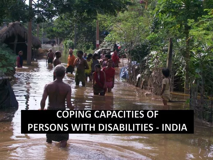 coping capacities of persons with disabilities india
