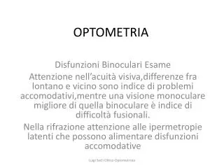 optometria