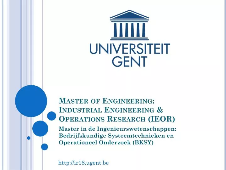 master of engineering industrial engineering operations research ieor