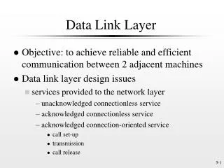 Data Link Layer