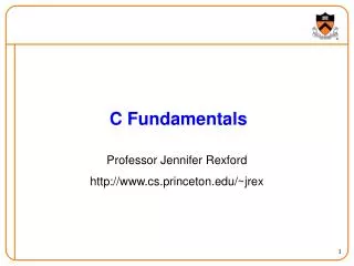 C Fundamentals