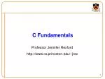 C Fundamentals - slide 1