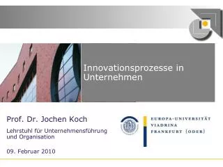 innovationsprozesse in unternehmen
