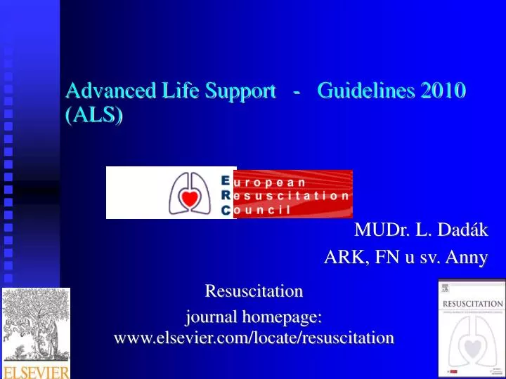 advanced life support guidelines 2010 als