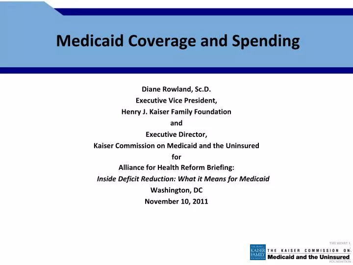 medicaid coverage and spending